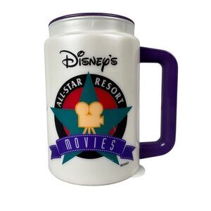 Disney All-Star Resort Movies Refillable Mug 1990s Theme Collectible